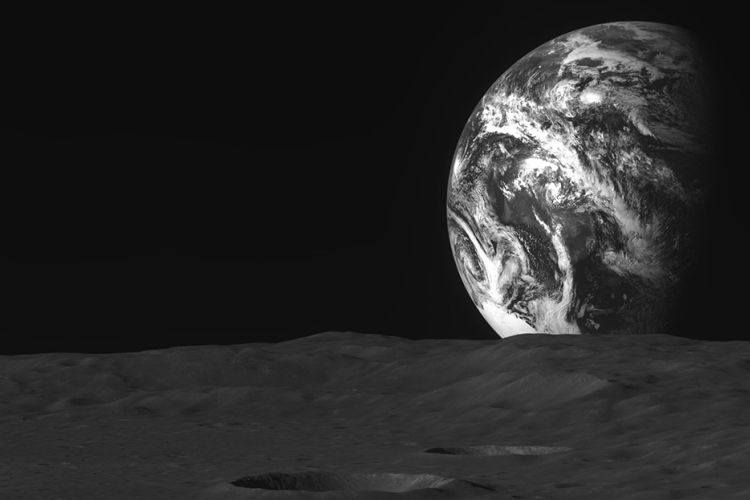 ยานสำรวจดวงจันทร์ของเกาหลีใต้จับภาพโลกและดวงจันทร์ที่น่าทึ่ง
